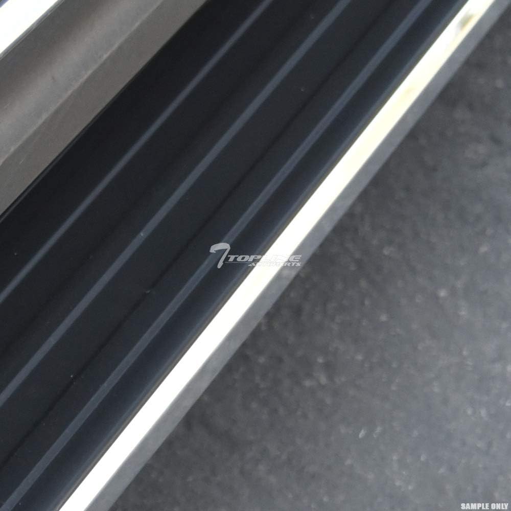 6" Black Aluminum Side Step Rail Running Boards P7128