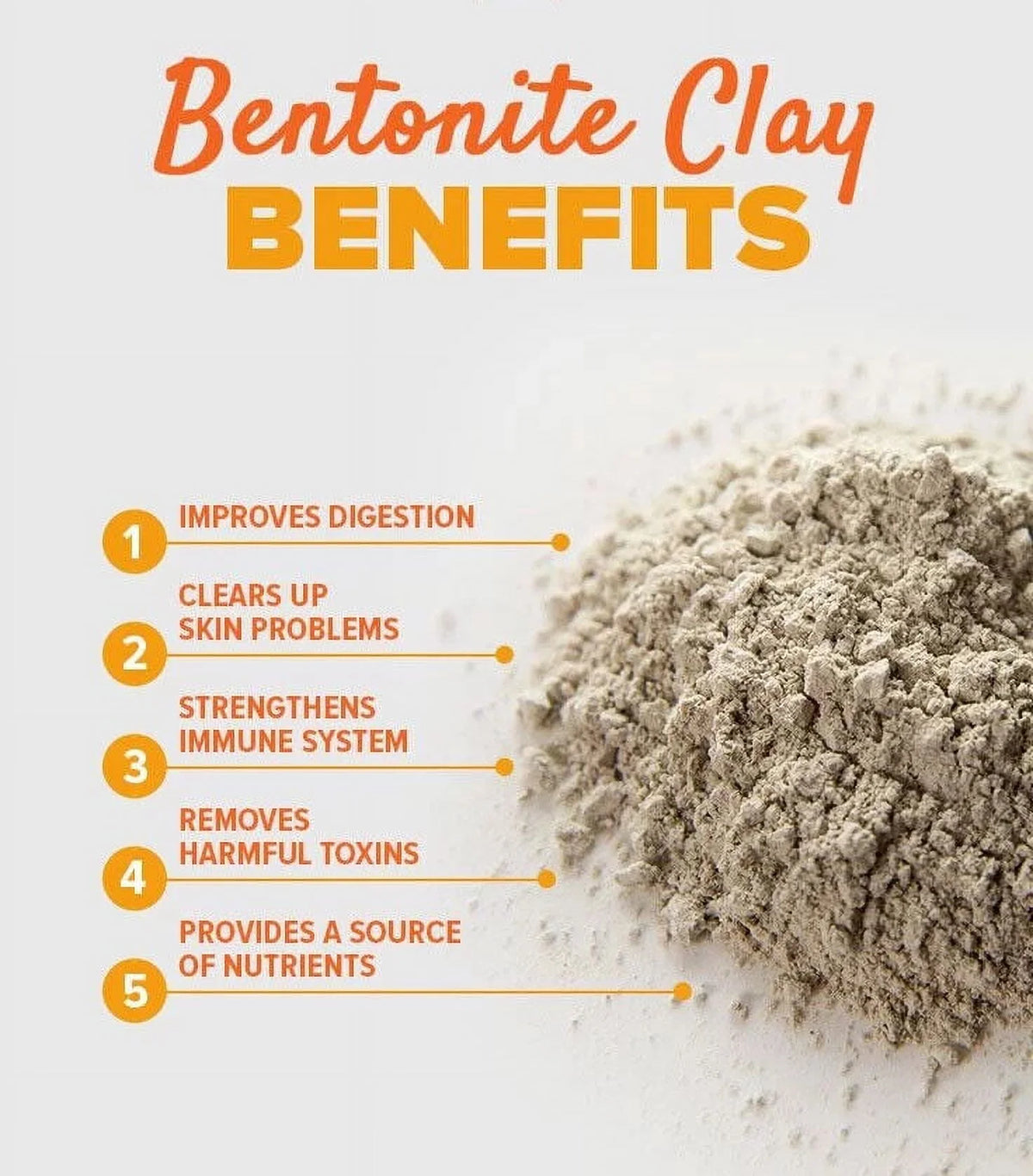 Bentonite Clay Diatomaceous Earth 1000 mg 120 Capsules D13281