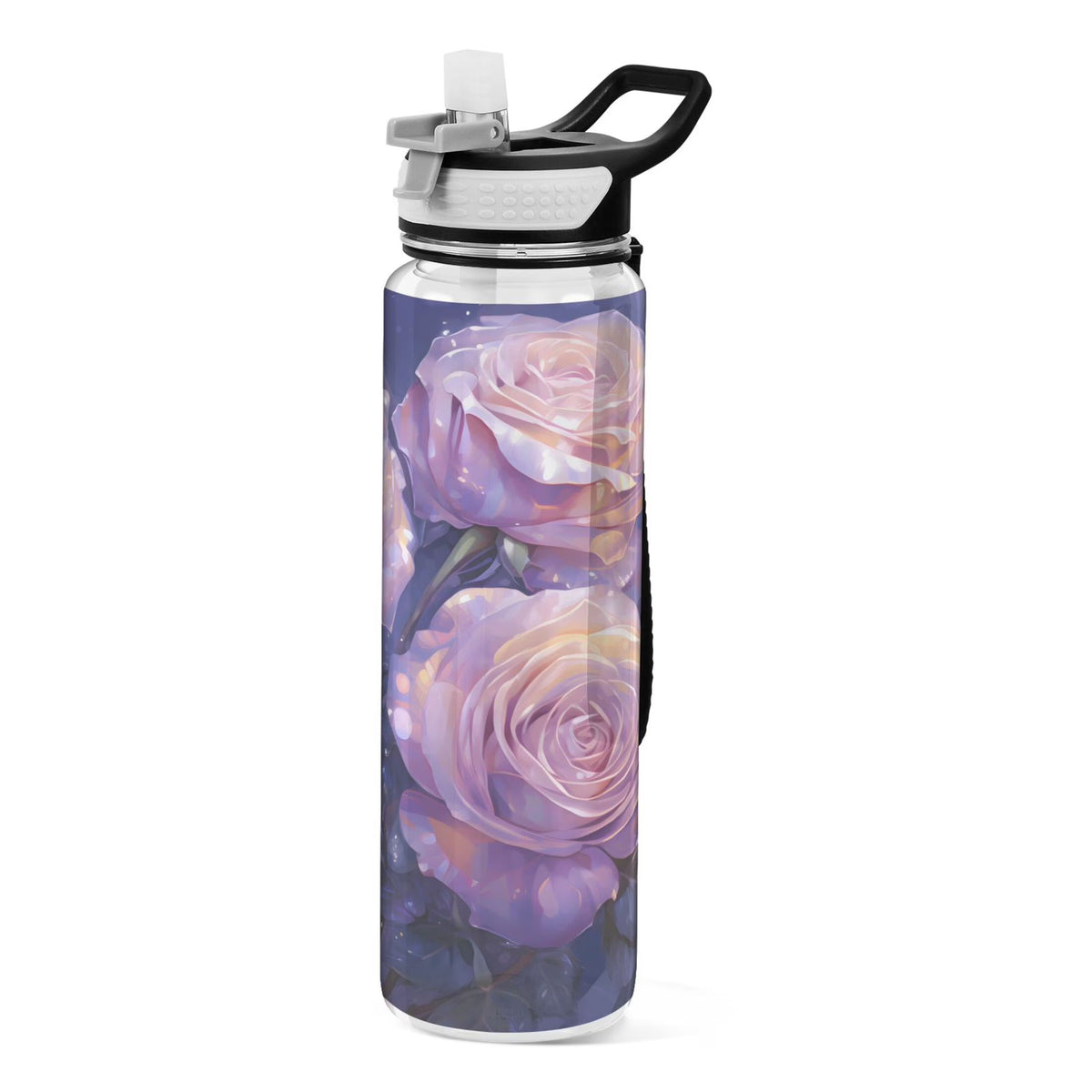 Purple 32oz Tritan Sports Water Bottle with Straw H89904