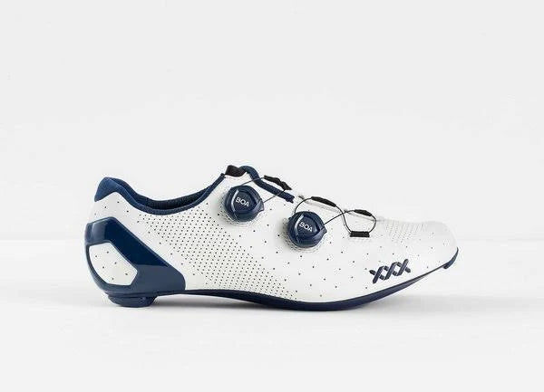 White/Navy Road Cycling Shoes E7975