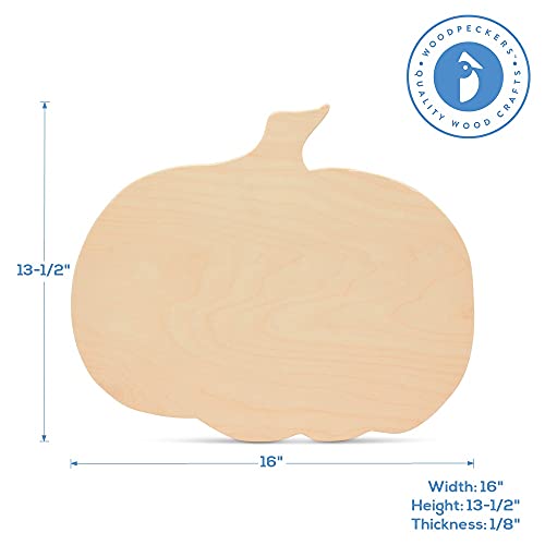Wooden Pumpkin Cutouts 13-1/2 x 16-3/4-inch Pack of 2 B58206