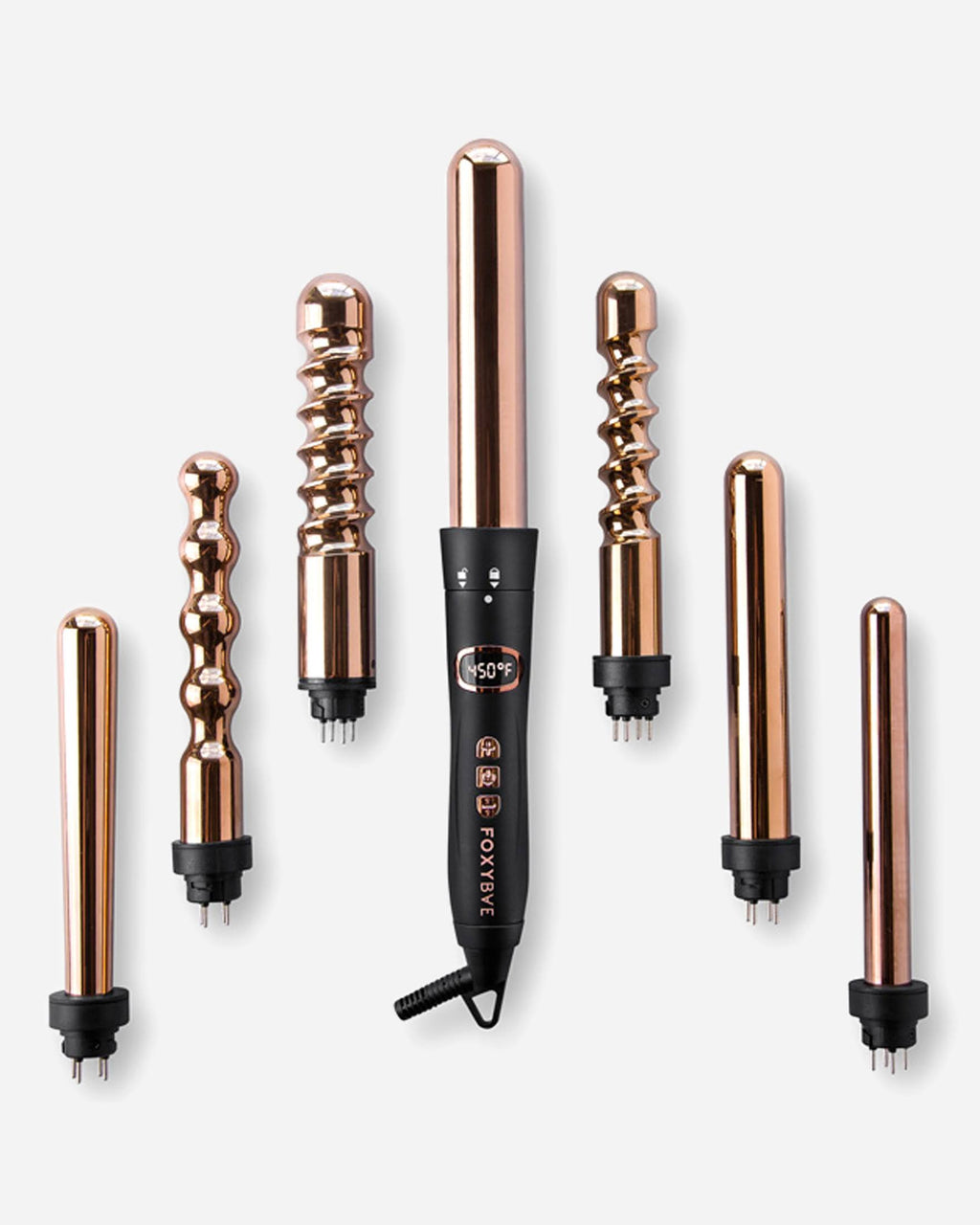 Rose Gold 7 in 1 Curling Wand T475