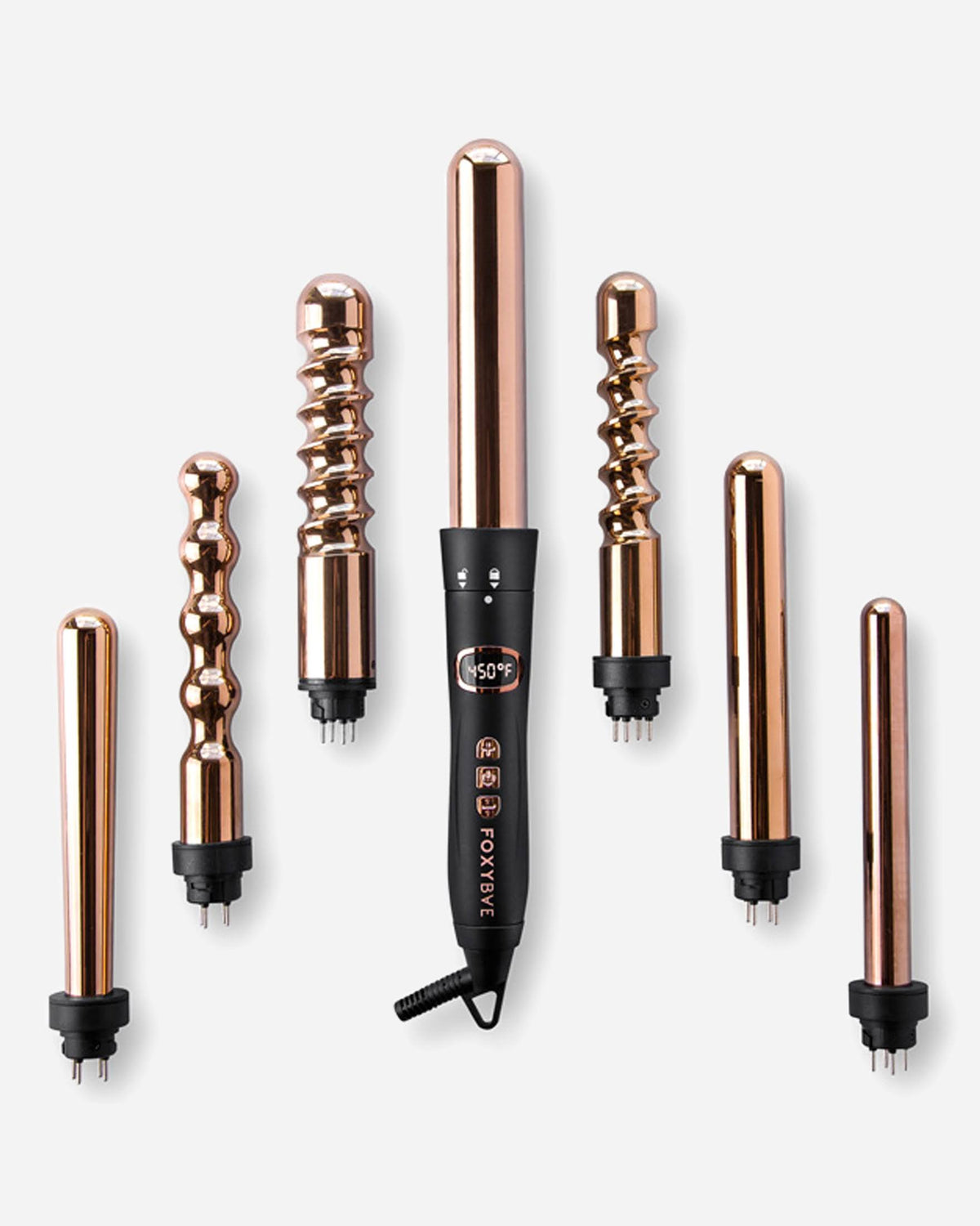Rose Gold 7 in 1 Curling Wand T475