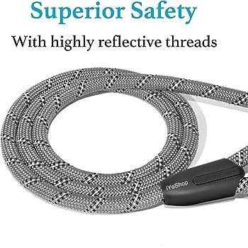 6 FT Durable Slip Lead Dog Leash with Zipper Pouch K205
