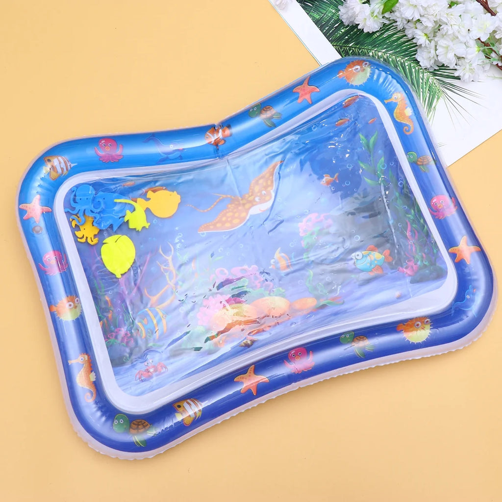 Inflatable Crawling Cushion Water Play Mat (Blue) Z632726
