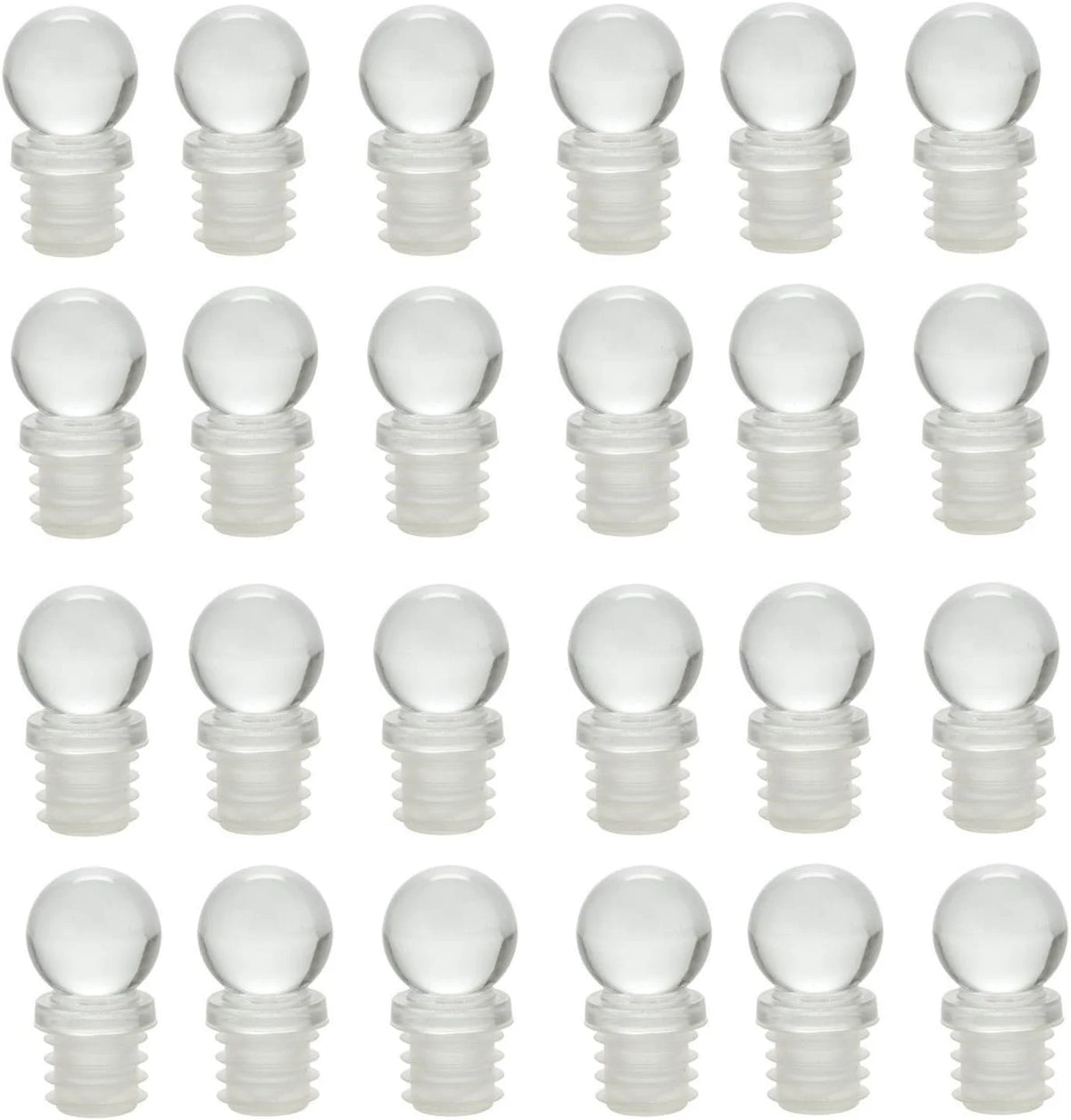 24 Pcs Glass Bottle Stoppers T2696