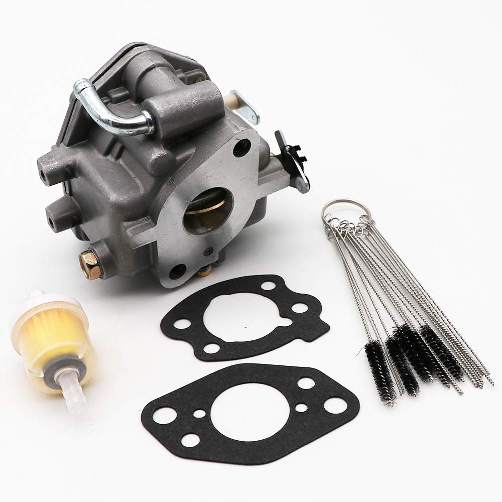 Carburetor with Carbon Dirt Jet Cleaner Tool Kit & Fuel Filter Mounting Gasket Pack of 2 O2977