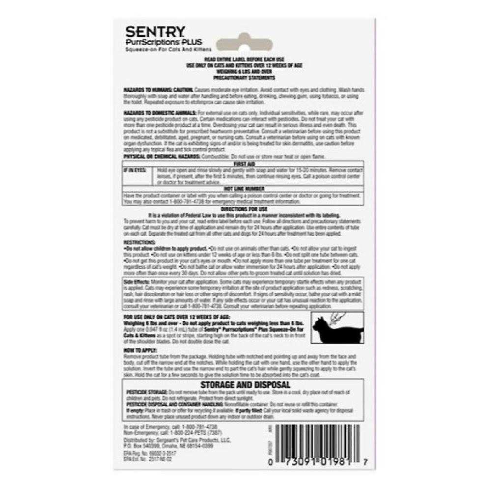 Flea and Tick Squeeze-On P638