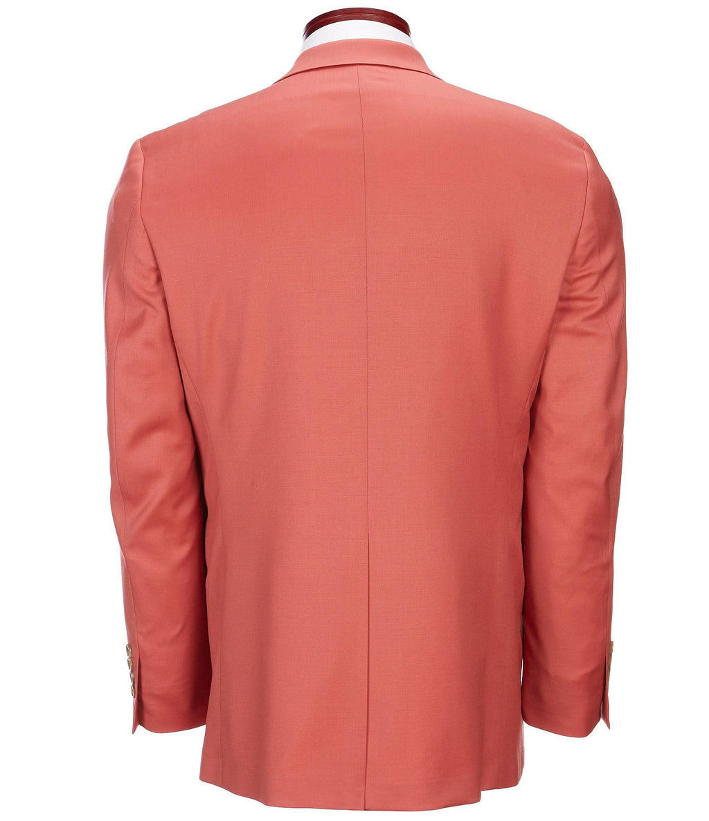 Classic Fit Solid Wool Blend Sportcoat - 50 Long I611744