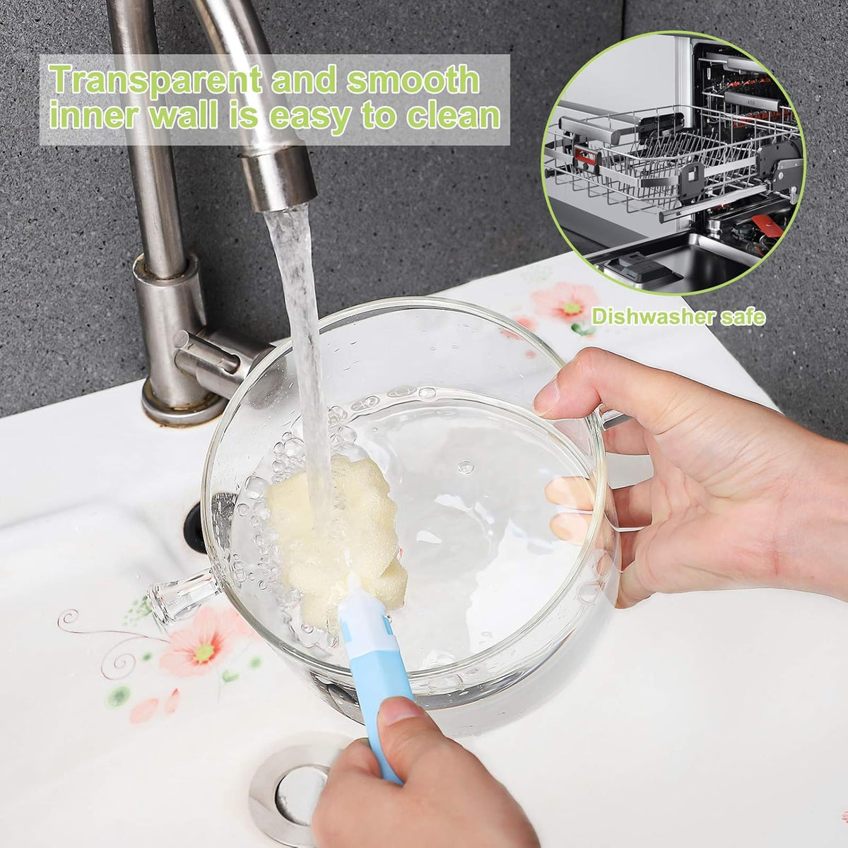 1.5 Liter Glass Saucepan with Cover A707