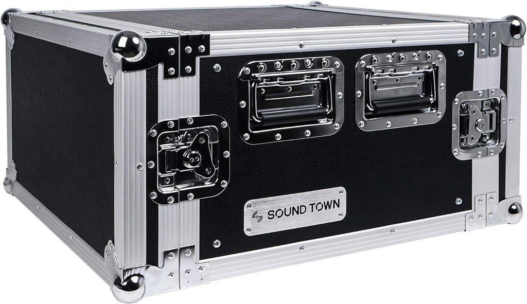 6U PA/DJ Rack Case with 17" Depth Plywood Metal Ball Corners U70376