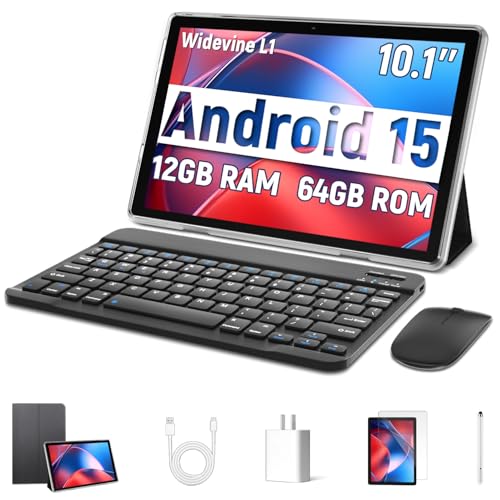10.1" Android Tablet with Keyboard, Case, Mouse, Stylus W71188