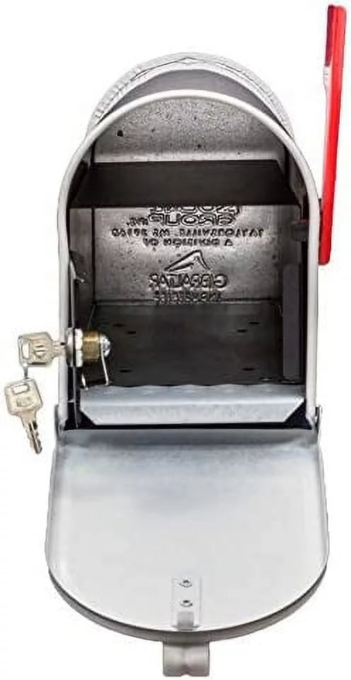White Locking Mailbox C633