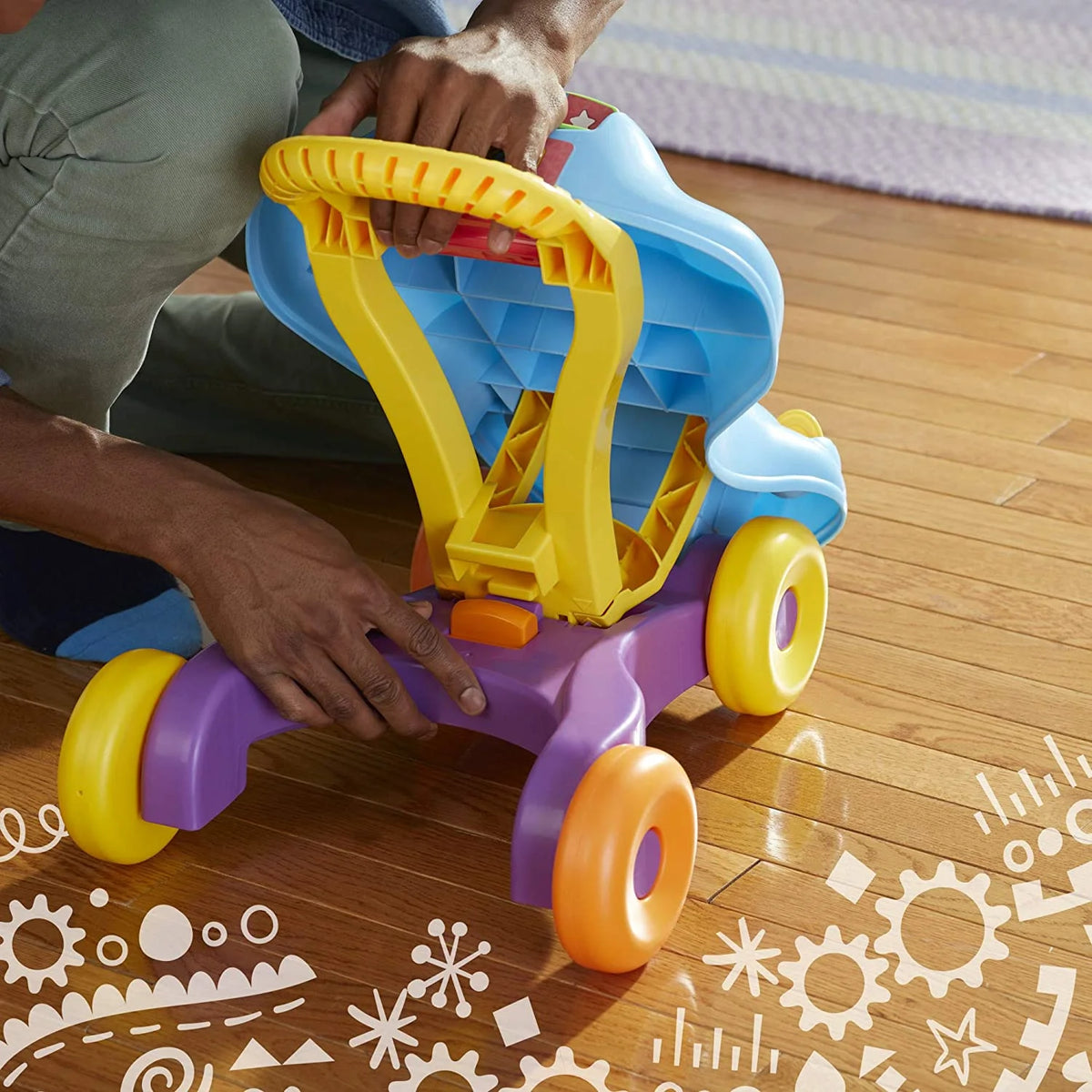 2-in-1 Ride-On Walker Toy X7204