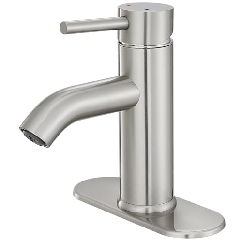Chrome Single Handle One Hole Vessel Sink Faucet W41343