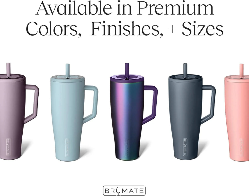 30 oz Stainless Steel Insulated Tumbler with Lid and Straw E29673