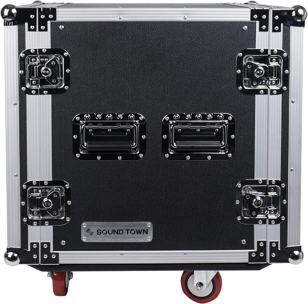 6U PA/DJ Rack Case with 17" Depth Plywood Metal Ball Corners U70376