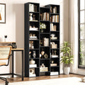 Black 21-Cube Bookcase with Adjustable Shelves R85139