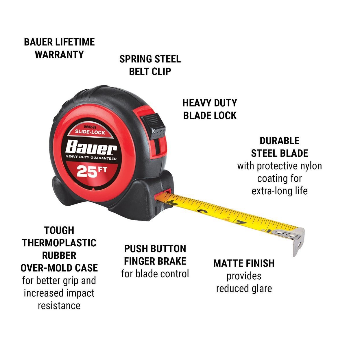 25 ft. x 1 in. Tape Measure T9098