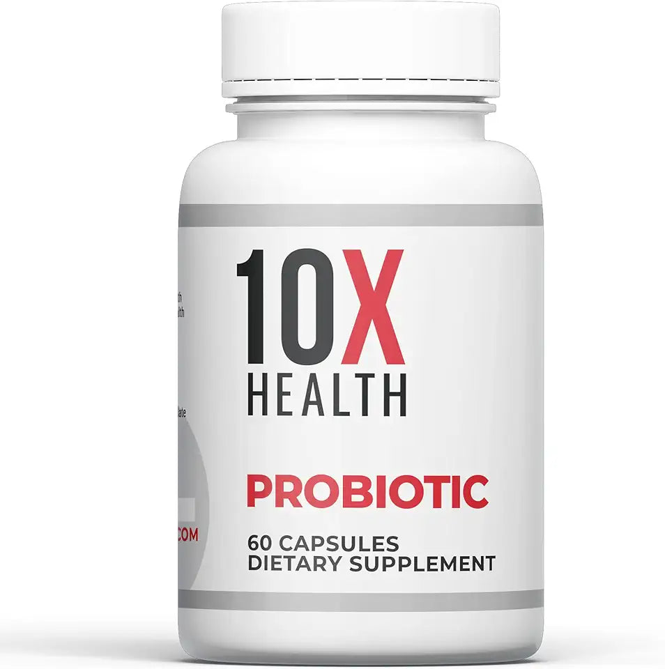 Probiotics for Digestive Health with Lactobacillus Acidophilus, Rhamnosus & Bifidobacterium Longum, 60 Caps F90458