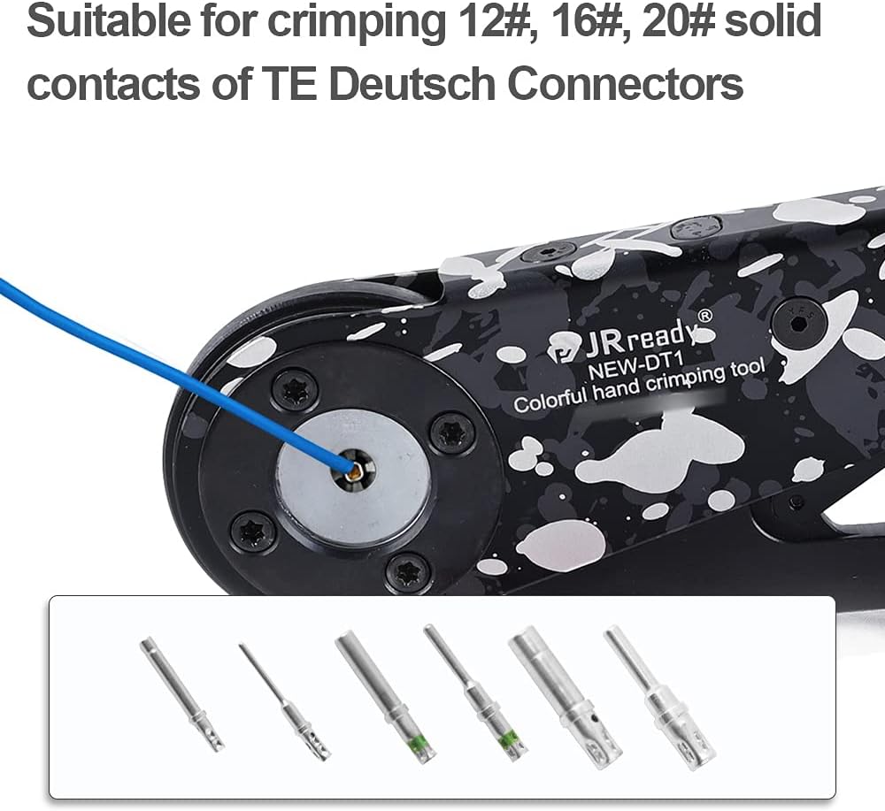 DT1 Crimping Tool KIT for Deutsch series connector solid contacts 12 to 22 awg K155578