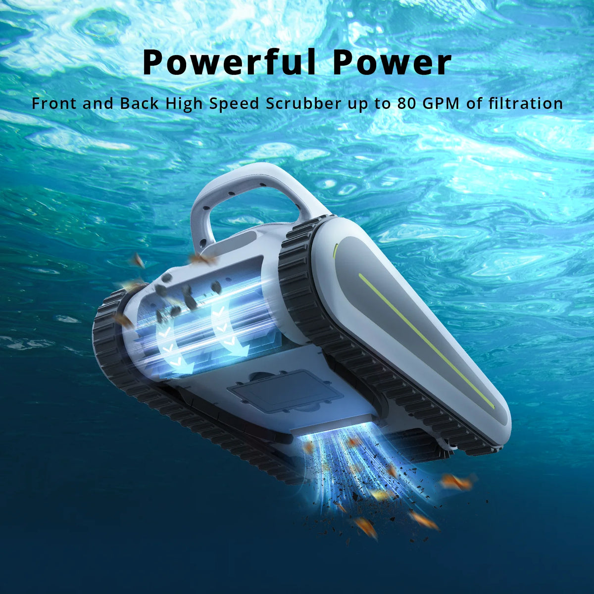Cordless Robotic Pool Cleaner Y198