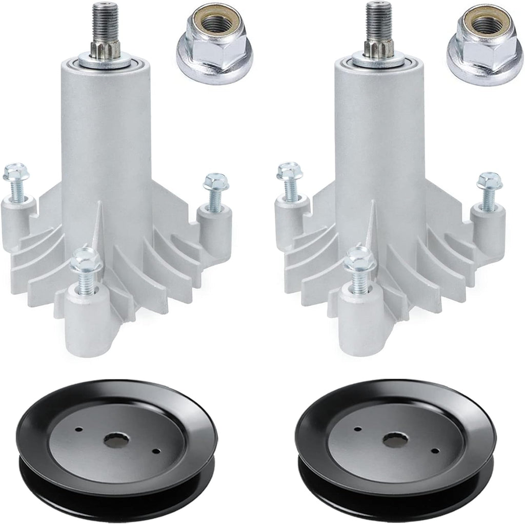 Spindle Assembly with Pulley for 38 42 inch Deck Pack of 2 D340269