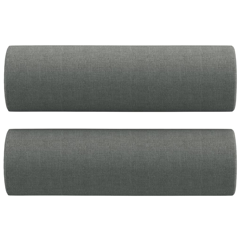 3 Piece Dark Gray Fabric Sofa Set M301