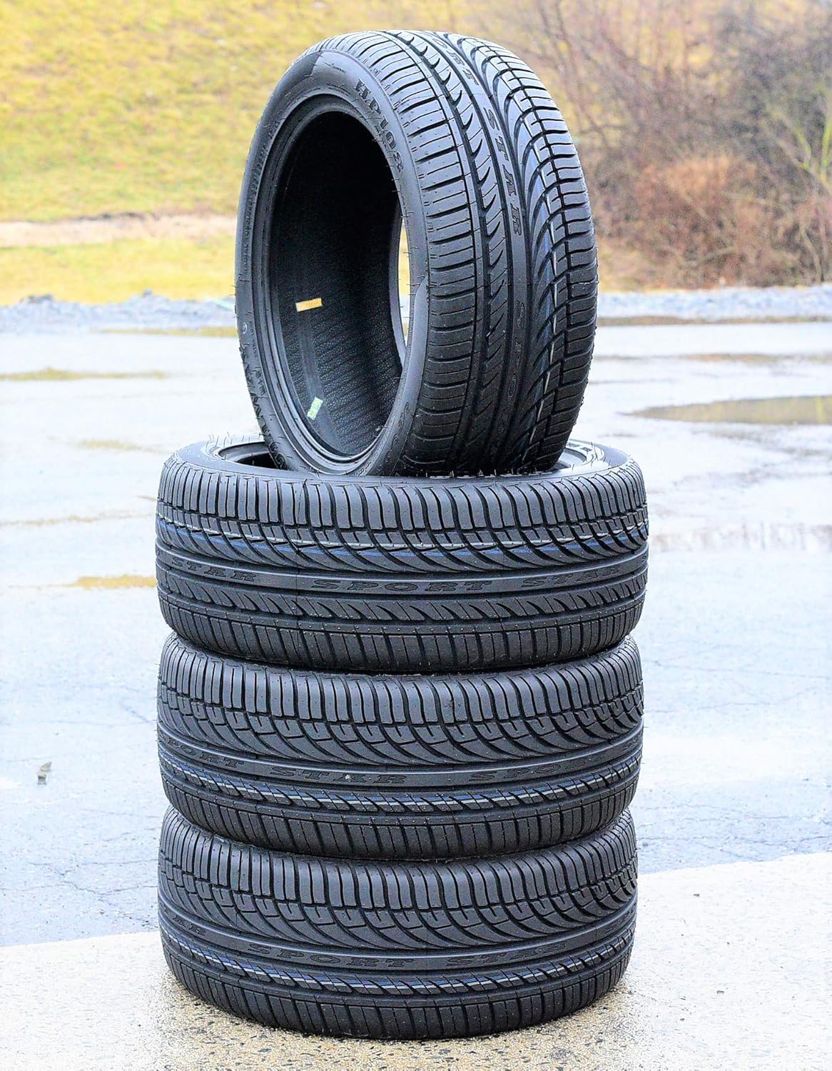 Set of 4 All-Season High Performance Radial Tires 235/55R17 103W XL BSW Q38705