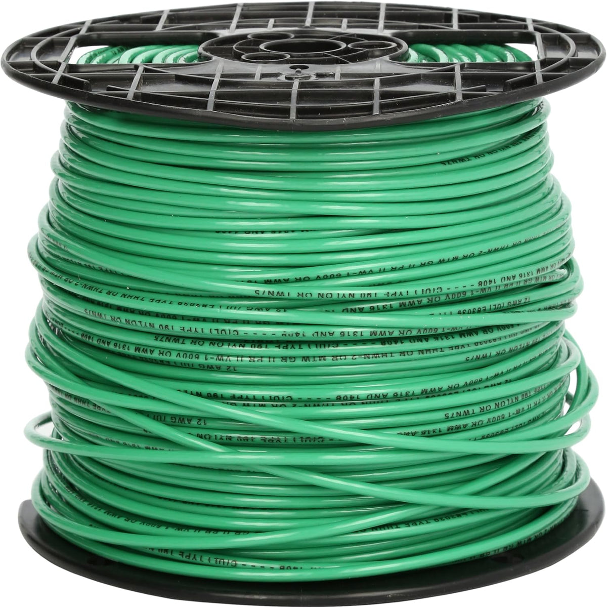 12 Gauge Stranded THHN Building Wire, 500-Feet, Green Z329721
