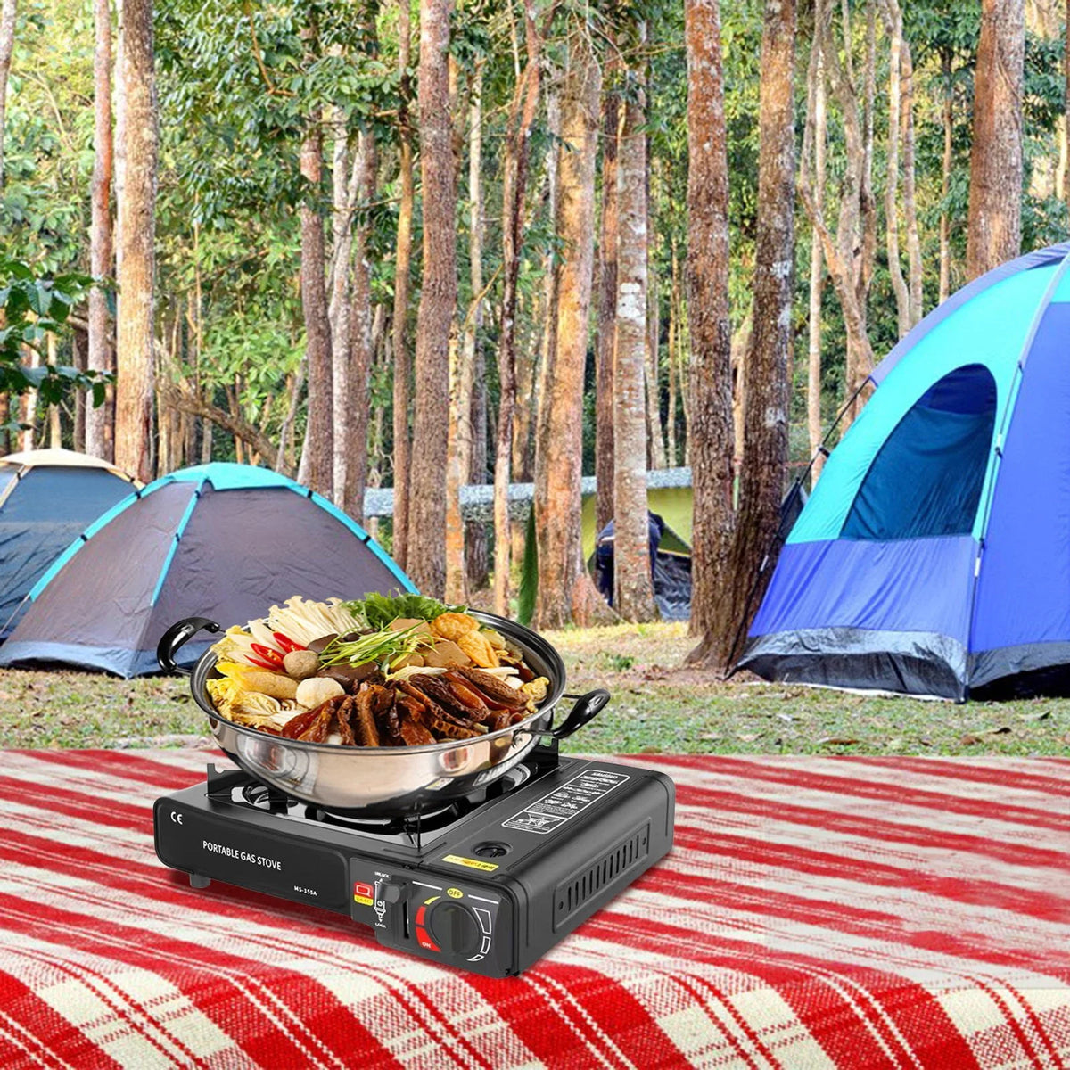 Portable Butane Camping Stove with Carrying Case M627