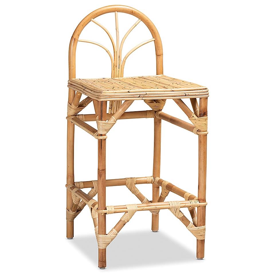 Rattan Counter Stool in Natural X8814