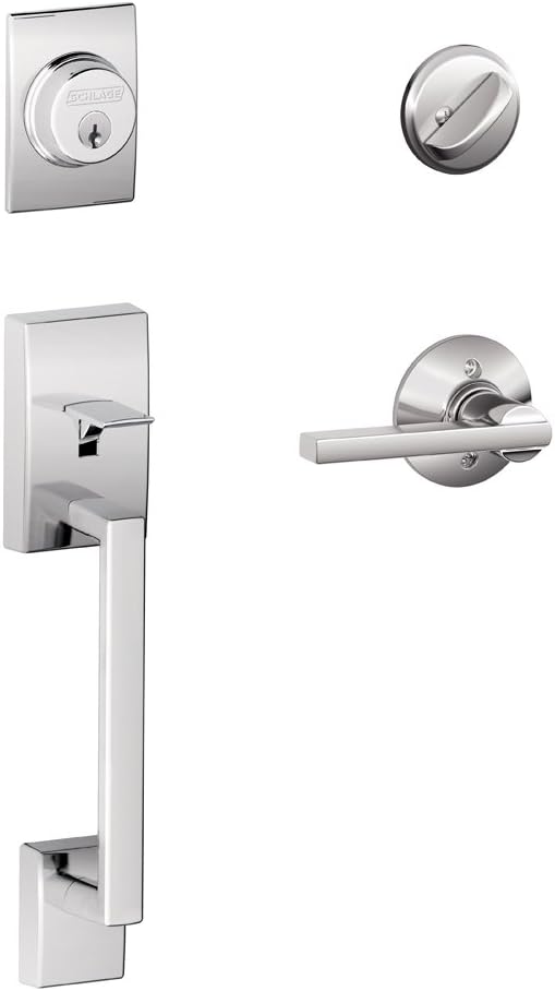 Matte Black Front Entry Handleset with Deadbolt Y80386