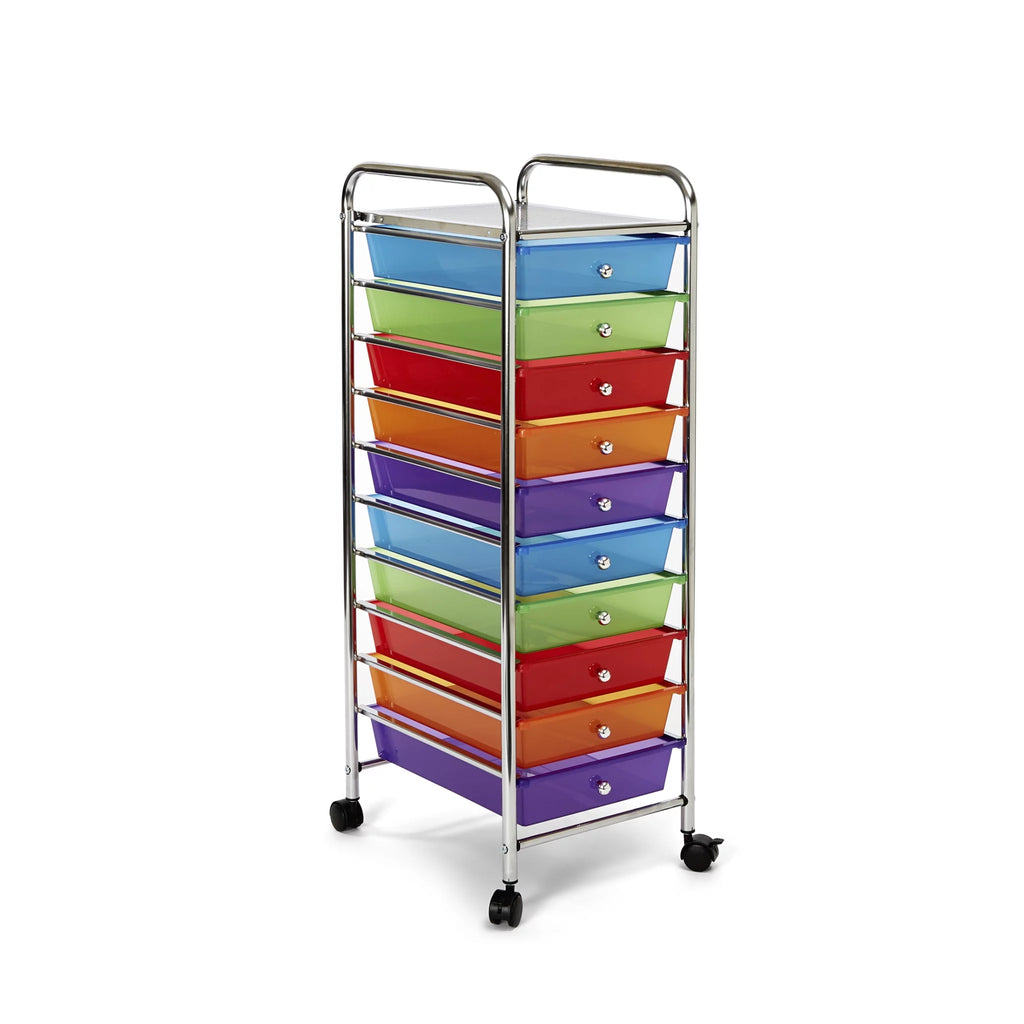 10 Drawer Organizer Cart with Wheels Q8041