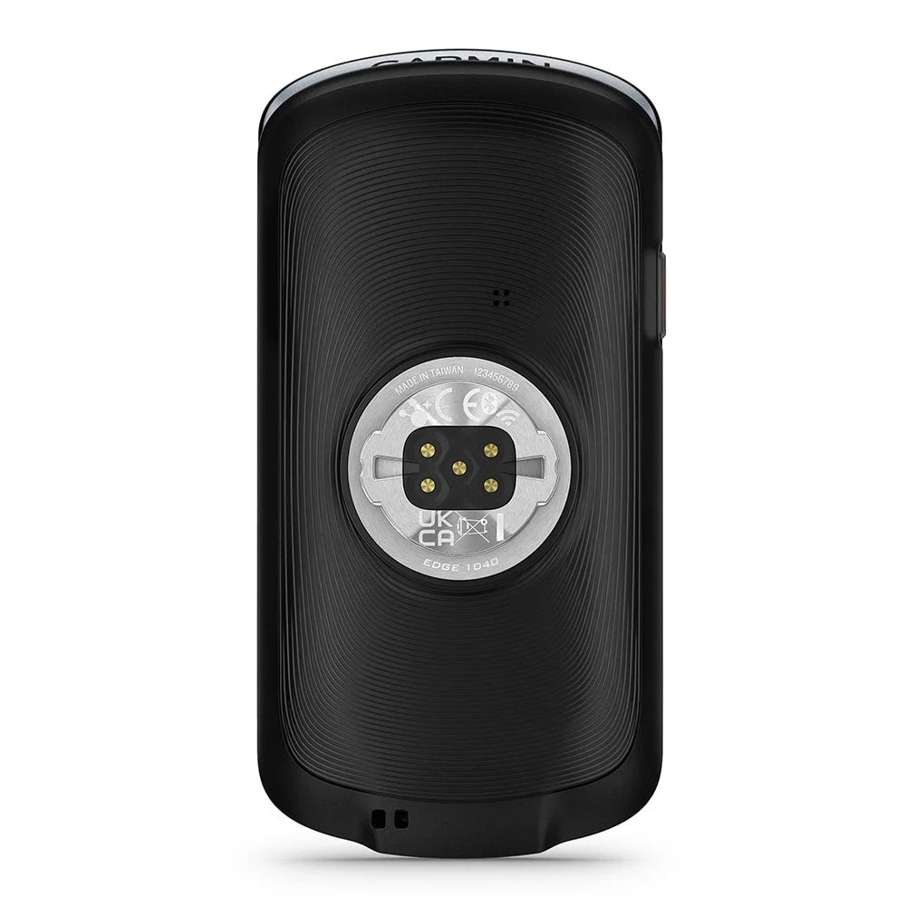Garmin Edge 1040 Solar GPS Bike Computer with Speed Sensor 2, Cadence Sensor 2, HRM-Dual, White Silicone Case, & Mounts Z858