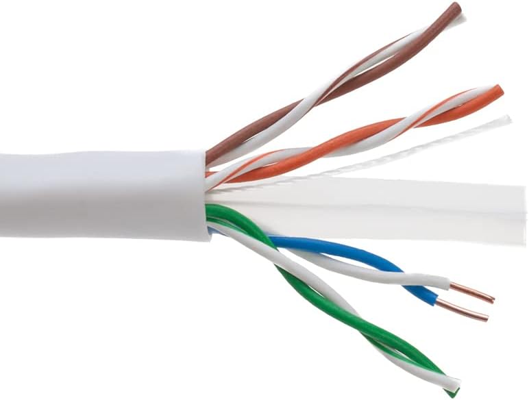 1000ft CAT6 Solid Ethernet LAN UTP 23AWG Network Cable (Gray) X556