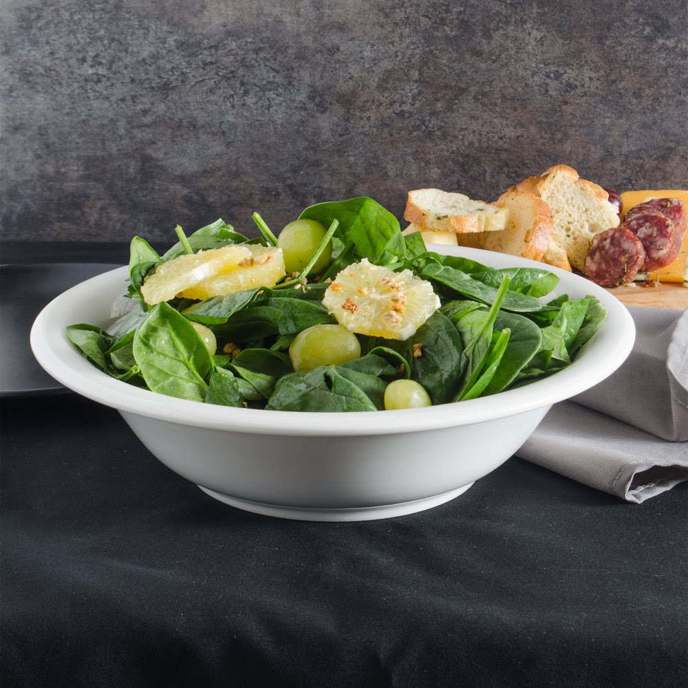 2.5 Qt White Porcelain Serving Bowl R682