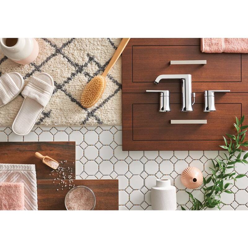 8 in. Widespread Double Handle Bathroom Faucet in Chrome 2-Pack J768194