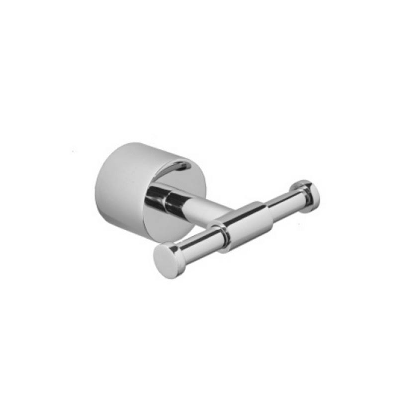 Double Robe Hook - Polished Brass M8660