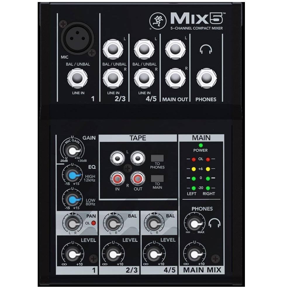 5-Channel Compact Mixer G3858