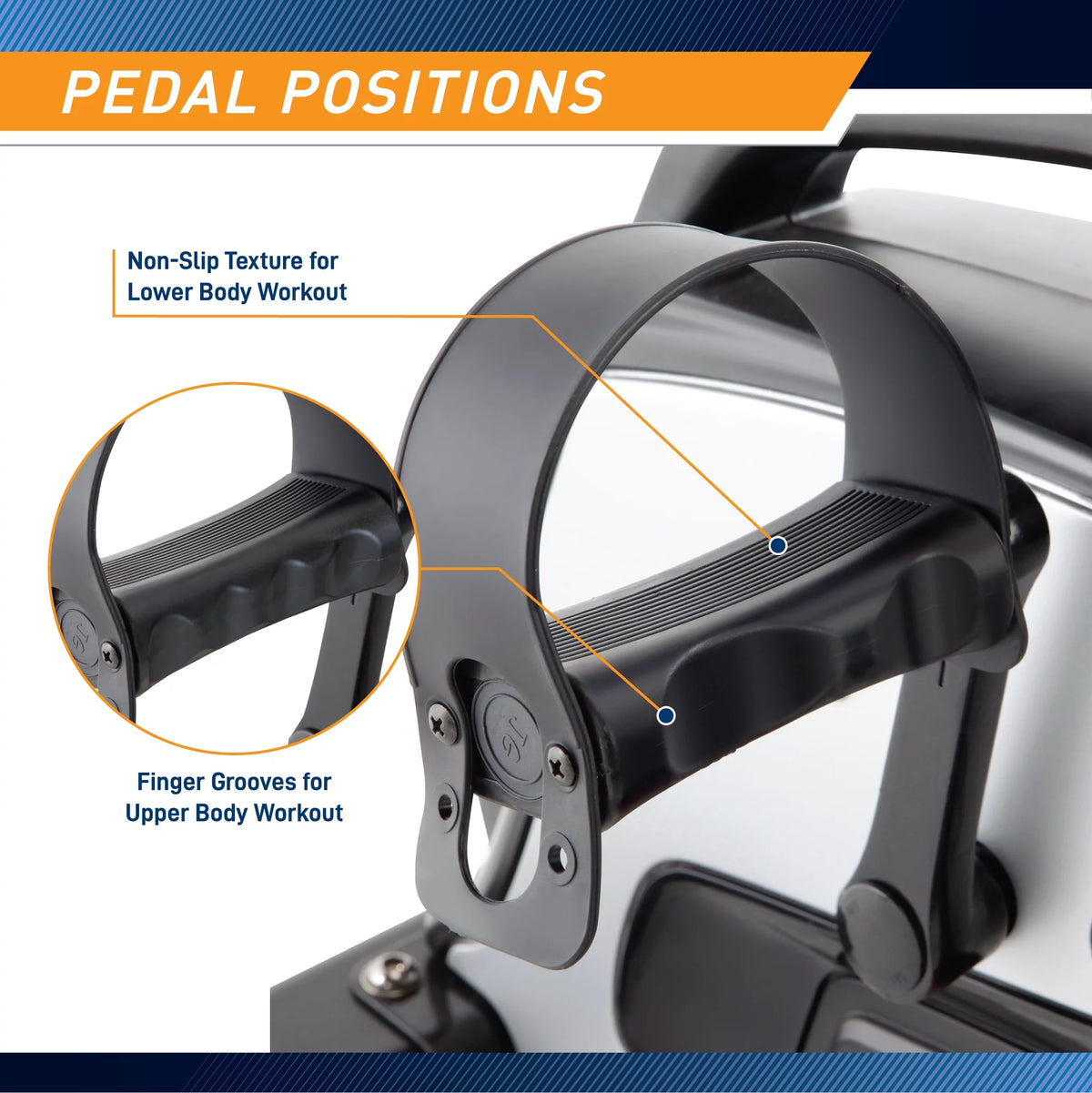 Portable Magnetic Mini Cycle Pedal Exerciser L3624