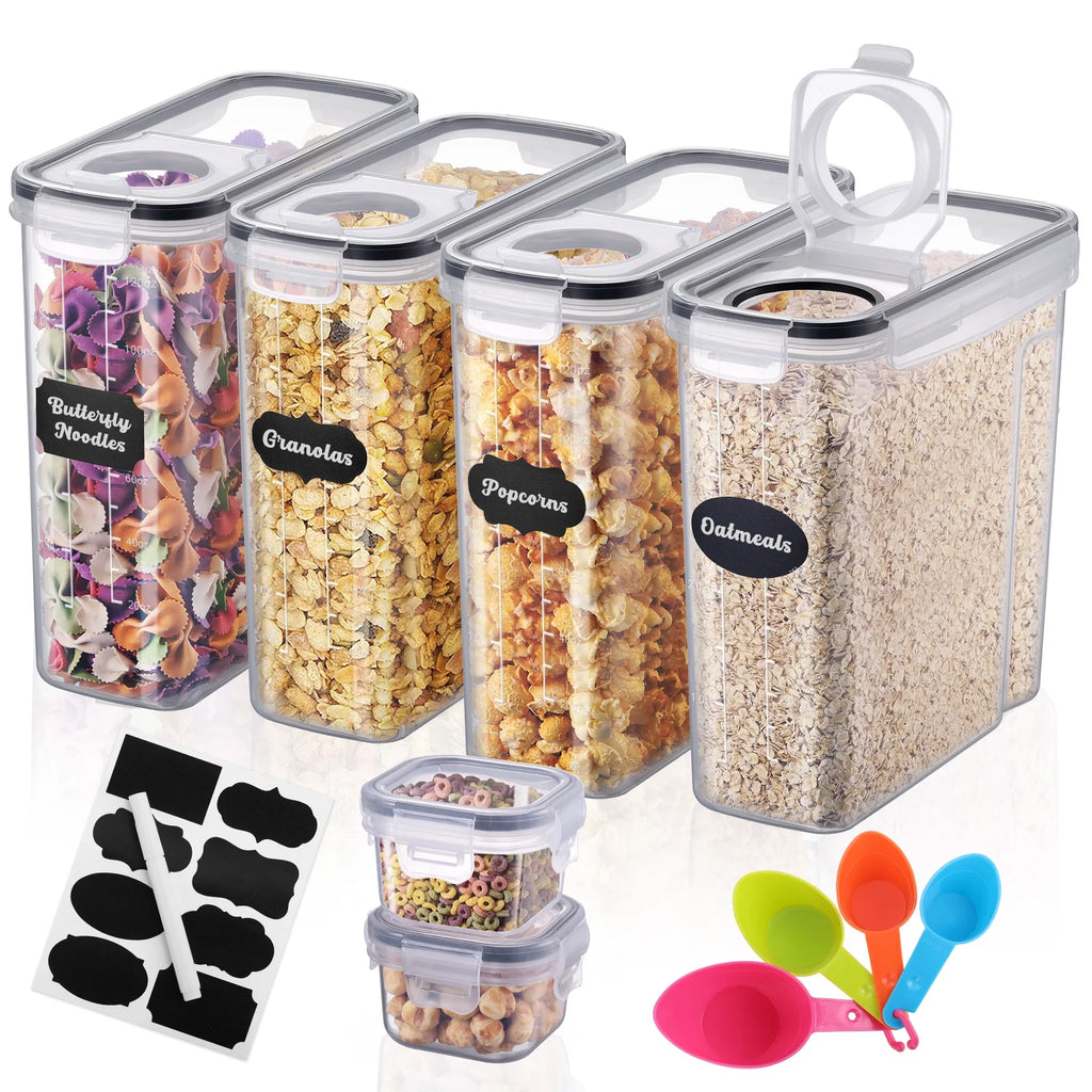 Airtight Plastic Food Storage Containers with Lids W9086