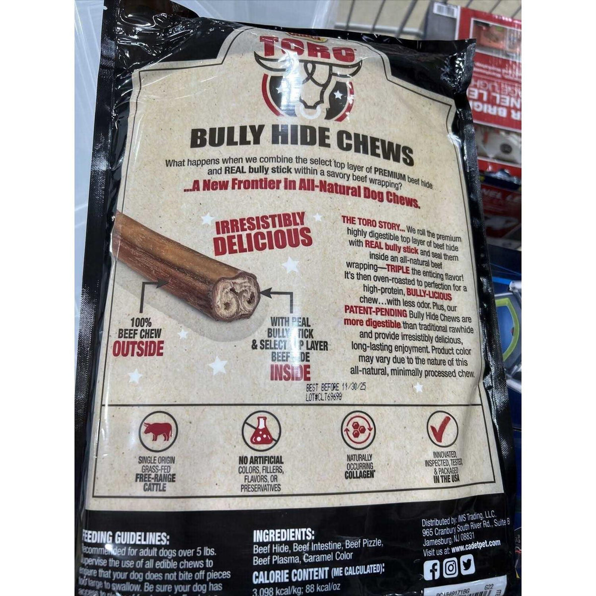 Bully Hide Sticks All-Natural Dog Chews R504135