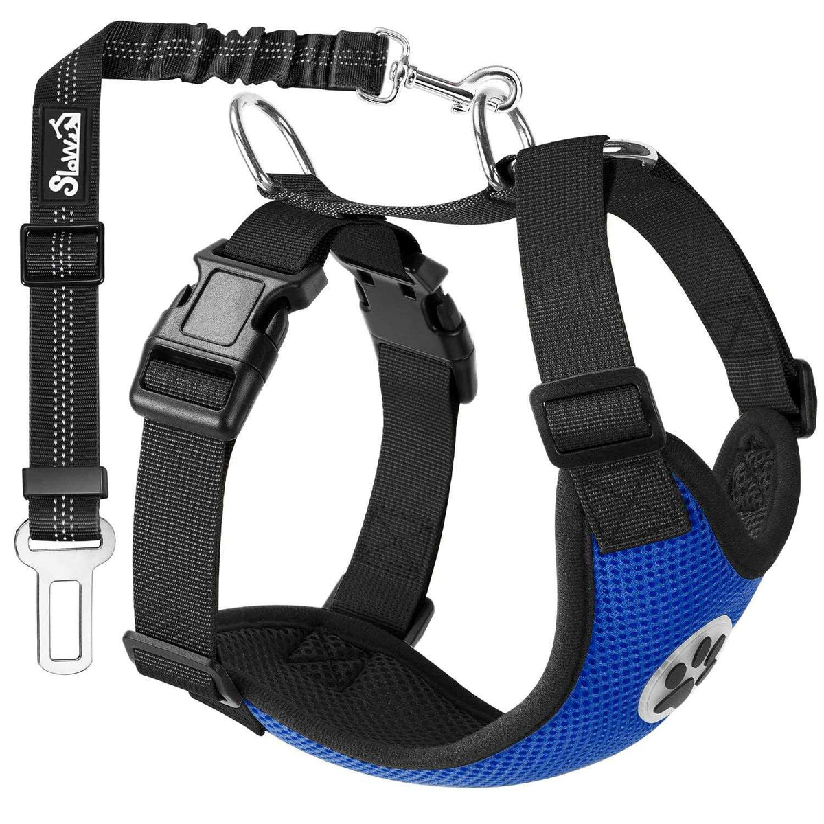 Adjustable Mesh Dog Car Harness Seat Belt Set Z358251