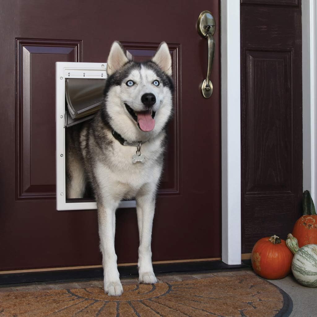 Large Plastic Insulated Pet Door V181158