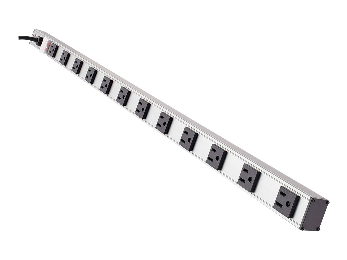 120V 12 Outlet Vertical Metal Rackmount Power Strip V833153