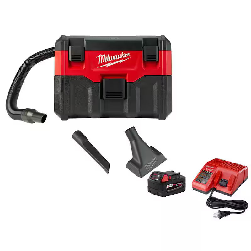 18-Volt Cordless Wet/Dry Vacuum with Starter Kit Q221415