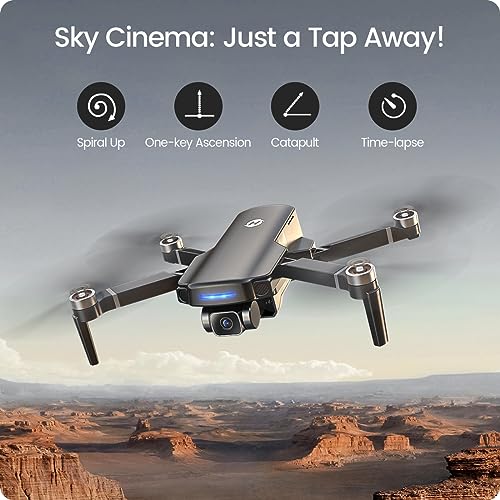 GPS Drone with 4K UHD Camera, Foldable FPV RC Quadcopter with Brushless Motor J828