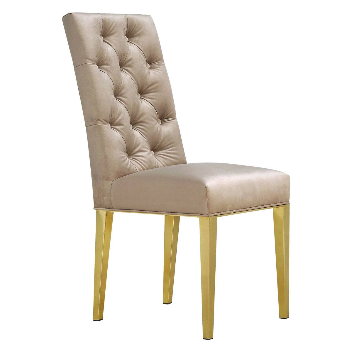 Black Velvet Dining Chair Set of 2 B7678