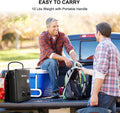 1.32 GPM Portable Propane Gas Camping Water Heater with Water Pump Kits, Black U523